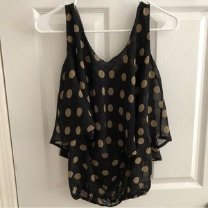 Polka dot top